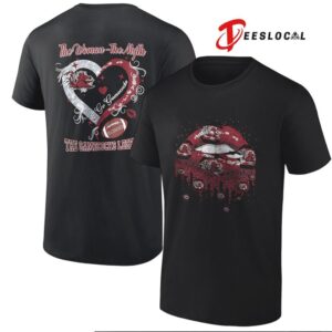 South Carolina Gamecocks The Woman The Myth Legend Football Heart Graphic Hoodie South Carolina Gamecocks The Woman The Myth Legend Football Heart Graphic Hoodie