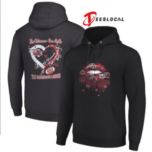 South Carolina Gamecocks The Woman The Myth Legend Football Heart Graphic Hoodie
