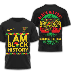 St. Louis Blues Black History Month I Am Black History Heritage Shirt St. Louis Blues Black History Month I Am Black History Heritage Shirt