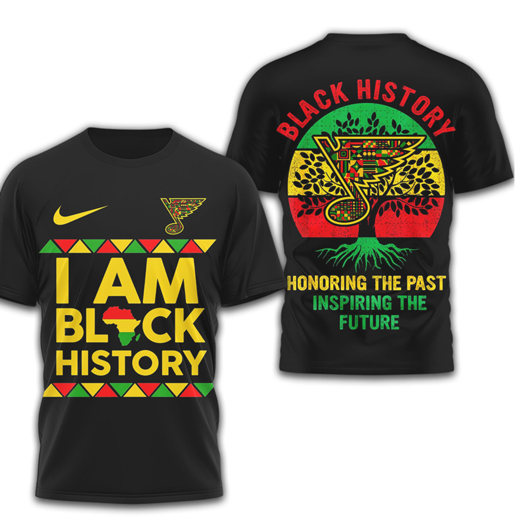 St. Louis Blues Black History Month I Am Black History Heritage Shirt St. Louis Blues Black History Month I Am Black History Heritage Shirt