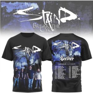 Staind Break The Cycle 25th Anniversary Tour With Seether Rock tshirt