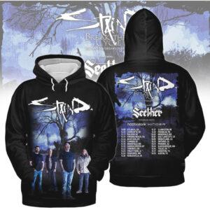 Staind Break The Cycle 25th Anniversary Tour With Seether Rock tshirt