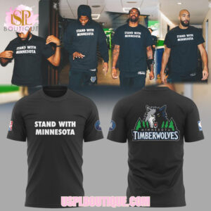 Stand With Minnesota Timberwolves NBA Basketball Pride Graphic Hoodie Professional Team Fan Gear Stand With Minnesota Timberwolves NBA Basketball Pride Graphic Hoodie Professional Team Fan Gear