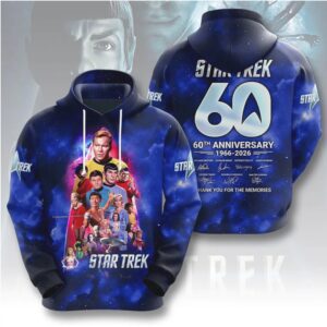 Star Trek 60th Anniversary 1966 2026 Thank You For The Memories Apparel Shirt Star Trek 60th Anniversary 1966 2026 Thank You For The Memories Apparel Shirt