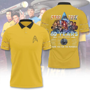 Star Trek 60th Anniversary 1966 2026 Tribute Gold Command Edition Shirt
