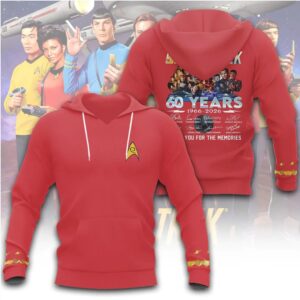 Star Trek 60th Anniversary 1966 2026 Tribute Red Engineering Edition Shirt Star Trek 60th Anniversary 1966 2026 Tribute Red Engineering Edition Shirt