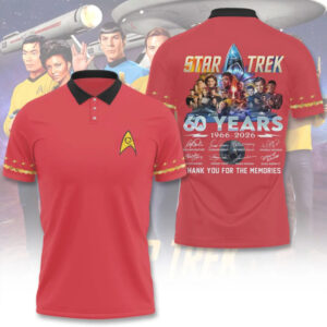 Star Trek 60th Anniversary 1966 2026 Tribute Red Engineering Edition Shirt