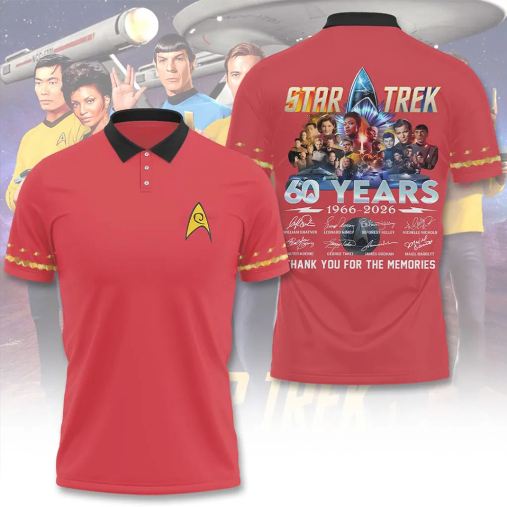 Star Trek 60th Anniversary 1966 2026 Tribute Red Engineering Edition Shirt Star Trek 60th Anniversary 1966 2026 Tribute Red Engineering Edition Shirt