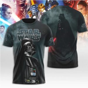 Star Wars Darth Vader Dark Side Cinematic Portrait Galactic Empire T Shirt