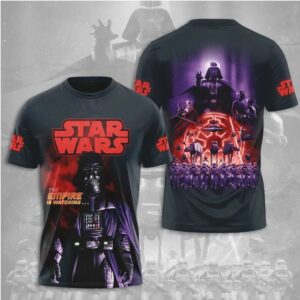 Star Wars The Empire Is Watching Darth Vader Imperial Army Graphic T Shirt