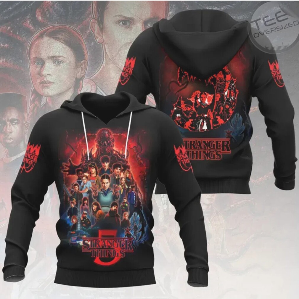 Stranger Things 5 The Final Season Mystery Character Collage T Shirt Stranger Things 5 The Final Season Mystery Character Collage T Shirt