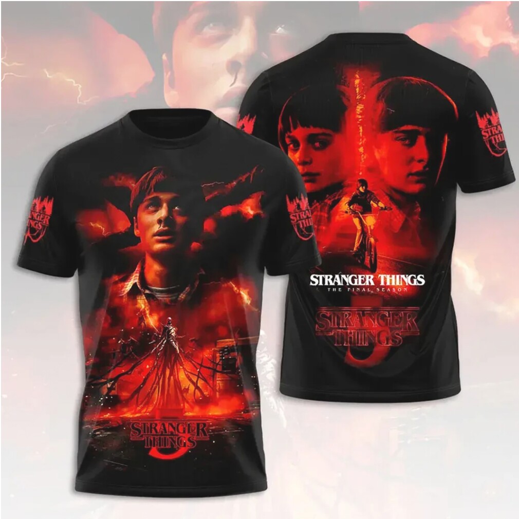 Stranger Things Season 5 Final Season Vecna Upside Down Graphic T Shirt Stranger Things Season 5 Final Season Vecna Upside Down Graphic T Shirt