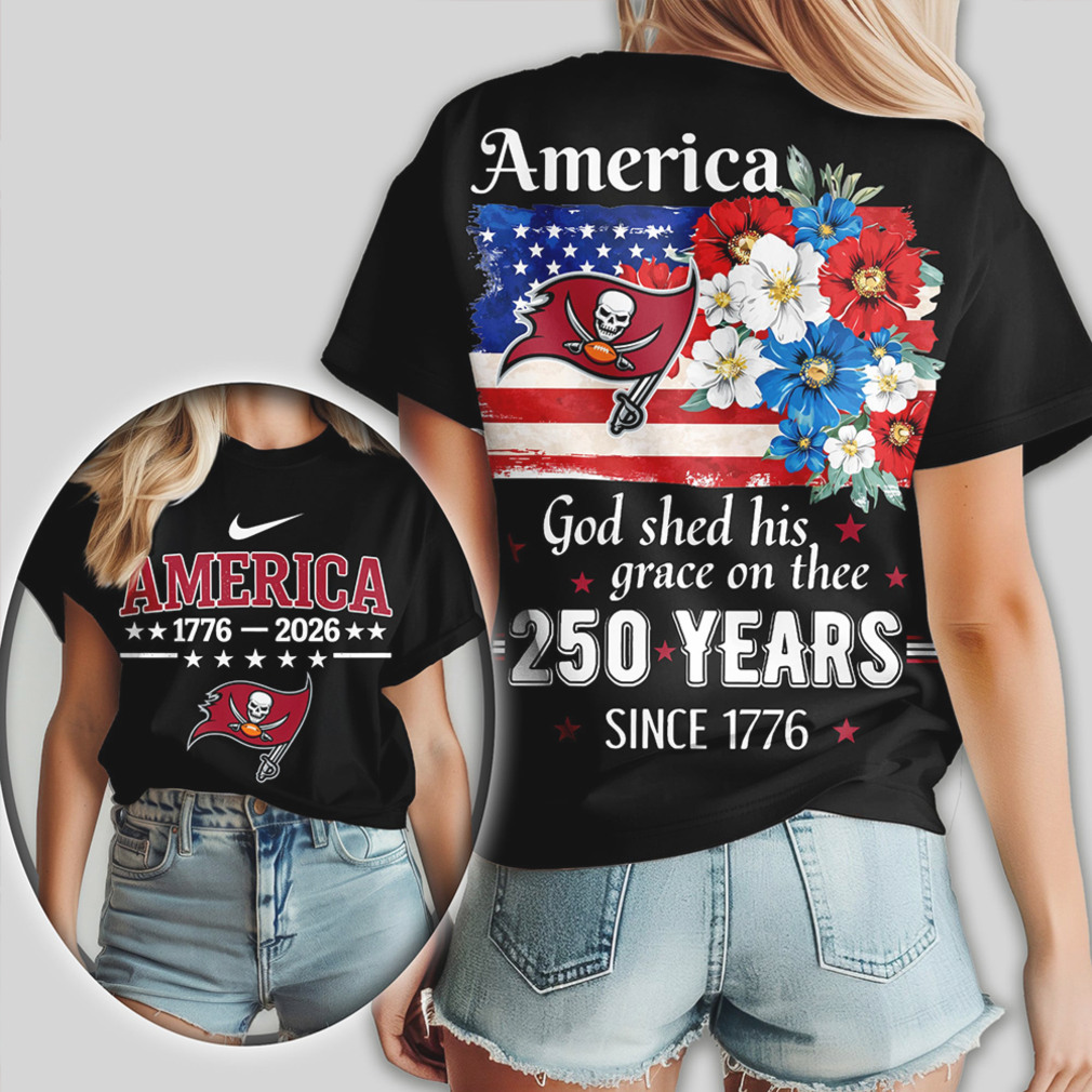 Tampa Bay Buccaneers America 250 Years 1776 2026 Patriotic Floral Football Fan Shirt Tampa Bay Buccaneers America 250 Years 1776 2026 Patriotic Floral Football Fan Shirt