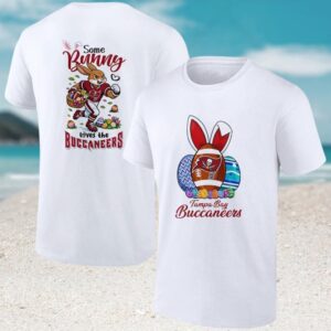 Tampa Bay Buccaneers Easter Bunny White Some Bunny Loves The Buccaneers Apparel T Shirt