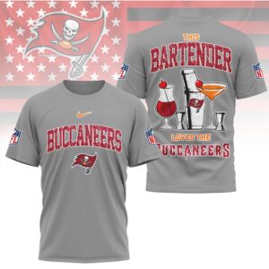 Tampa Bay Buccaneers This Bartender Loves The Buccaneers Vintage NFL Game Day T Shirt