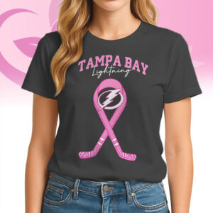 Tampa Bay Lightning Breast Cancer Awareness Pink Ribbon Fan Graphic Support Shirt Tampa Bay Lightning Breast Cancer Awareness Pink Ribbon Fan Graphic Support Shirt
