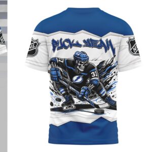 Tampa Bay Lightning Puck Yeah Skeleton Blue Hockey Fan Shirt Tampa Bay Lightning Puck Yeah Skeleton Blue Hockey Fan Shirt