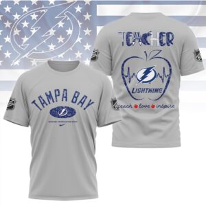 Tampa Bay Lightning Teacher Appreciation Night Vintage Inspired Hockey Fan Teacher Shirt