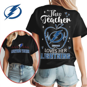 Tampa Bay Lightning Teacher Life Graphic NHL Fan Gift Shirt Tampa Bay Lightning Teacher Life Graphic NHL Fan Gift Shirt