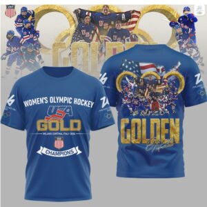 Team USA Women’s Olympic Hockey Gold Medal Champions Milano Cortina 2026 Shirt