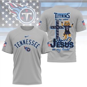 Tennessee Titans Jesus In My Heart Christian Faith Football Fan Graphic T Shirt Tennessee Titans Jesus In My Heart Christian Faith Football Fan Graphic T Shirt