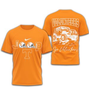Tennessee Volunrs Vols Jeep Graphic Orange Game Day Collegiate Fan Shirt Tennessee Volunrs Vols Jeep Graphic Orange Game Day Collegiate Fan Shirt