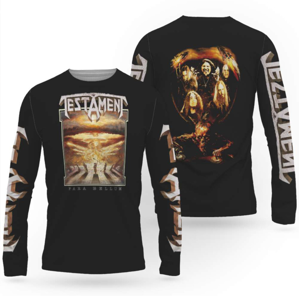 Testament Para Bellum World Tour Thrash Metal Band Hoodie Testament Para Bellum World Tour Thrash Metal Band Hoodie