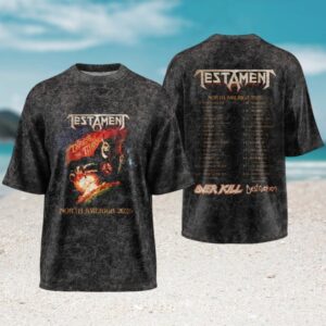 Testament Thrash Of The Titans North America Tour 2026 Overkill Destruction Band Shirt