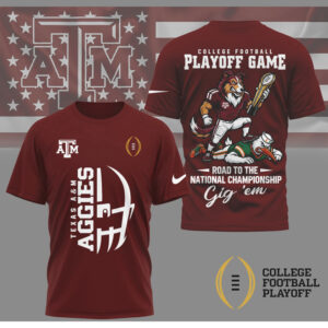 Texas A&M Aggies College Football Playoff Game Road To National Championship Shirt