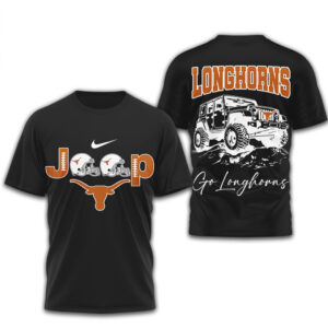 Texas Longhorns Jeep Off Road Graphic Vintage Hook 'Em Game Day Shirt