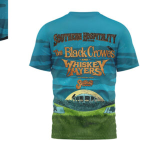 The Black Crowes 2026 Summer Tour Southern Hospitality Crow Character T Shirt