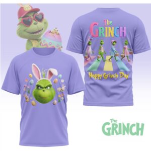 The Grinch Hoppy Grinch Day Easter Abbey Road Parody Funny Holiday Apparel The Grinch Hoppy Grinch Day Easter Abbey Road Parody Funny Holiday Apparel