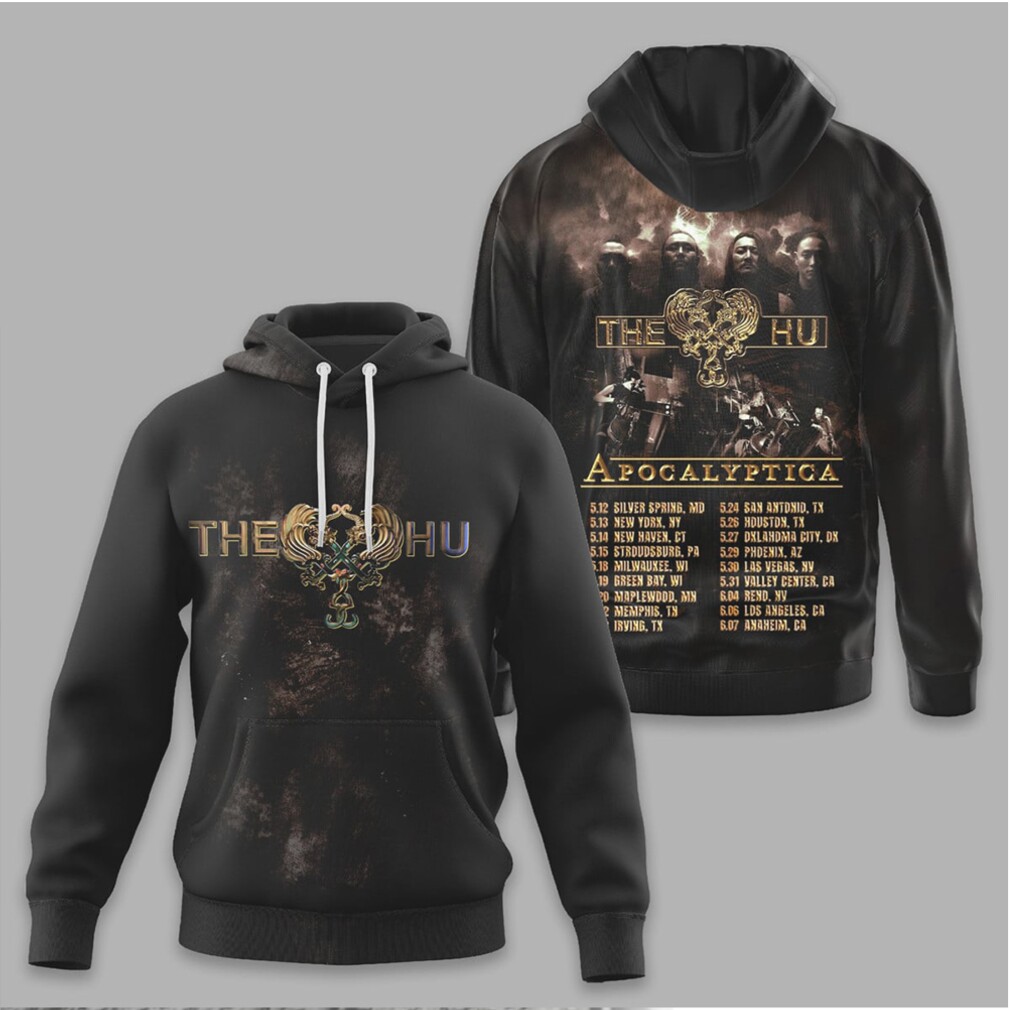 The Hu Apocalyptica North American Tour 2026 Mongolian Rock Metal Band Concert Hoodie The Hu Apocalyptica North American Tour 2026 Mongolian Rock Metal Band Concert Hoodie