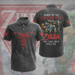 The Legend Of Zelda 40th Anniversary Gamer Polo tshirt