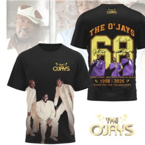 The O’Jays Farewell Tour 1958 2026 Thank You For The Memories Vintage Graphic T Shirt The O’Jays Farewell Tour 1958 2026 Thank You For The Memories Vintage Graphic T Shirt