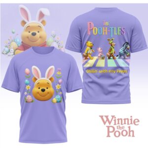 The Pooh Tles Winnie The Pooh Easter Chillin With My Peeps Graphic Shirt The Pooh Tles Winnie The Pooh Easter Chillin With My Peeps Graphic Shirt