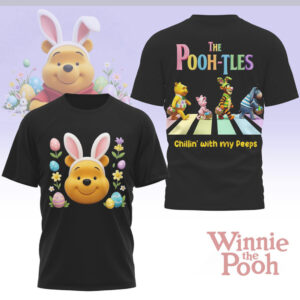 The Pooh Tles Winnie The Pooh Easter Chillin With My Peeps Graphic Shirt