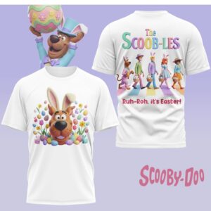 The Scoob Les Scooby Doo Easter Abbey Road Parody Retro Cartoon Holiday Tee