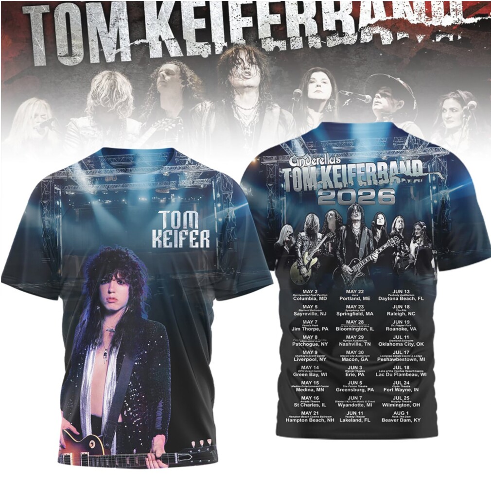 Tom Keifer Band 2026 World Tour Vintage Rock Concert T Shirt Tom Keifer Band 2026 World Tour Vintage Rock Concert T Shirt