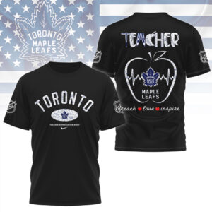 Toronto Maple Leafs Teacher Appreciation Night Classic Hockey Logo Educator Graphic Shirt Toronto Maple Leafs Teacher Appreciation Night Classic Hockey Logo Educator Graphic Shirt