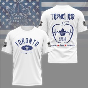 Toronto Maple Leafs Teacher Appreciation Night Classic Hockey Logo Educator Graphic Shirt