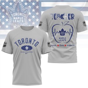 Toronto Maple Leafs Teacher Appreciation Night Classic Hockey Logo Educator Graphic Shirt