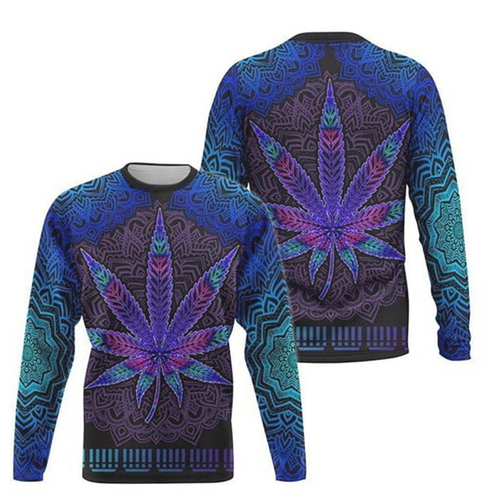 Trippy Mandala Weed Leaf Psychedelic 420 Hoodie Trippy Mandala Weed Leaf Psychedelic 420 Hoodie