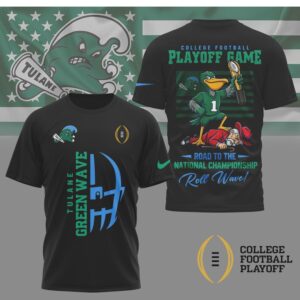 Tulane Green Wave College Football Playoff Game Road To National Championship T Shirt Tulane Green Wave College Football Playoff Game Road To National Championship T Shirt
