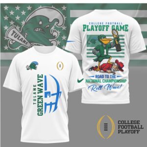 Tulane Green Wave College Football Playoff Game Road To National Championship T Shirt