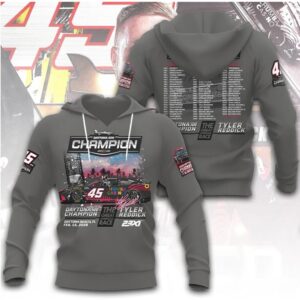 Tyler Reddick 2026 Daytona 500 Champion 23XI Racing NASCAR Racing Graphic Hoodie Tyler Reddick 2026 Daytona 500 Champion 23XI Racing NASCAR Racing Graphic Hoodie