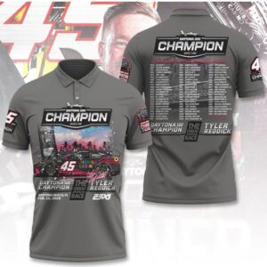 Tyler Reddick 2026 Daytona 500 Champion 23XI Racing NASCAR Racing Graphic Hoodie