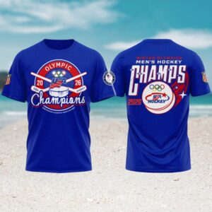 USA Hockey 2026 Winter Olympics Champions Blue Shirt
