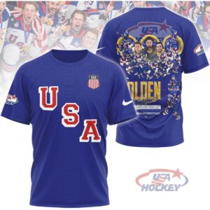 USA Hockey Golden Medalists Milano Cortina 2026 Olympic Champions Primary Logo Shirt