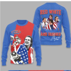 USA Hockey Jack Hughes Red White and Hughes Signature Series Fan Shirt